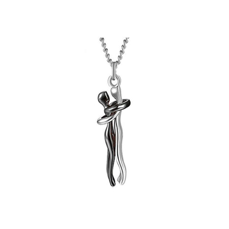 Collana amanti intrecciati 