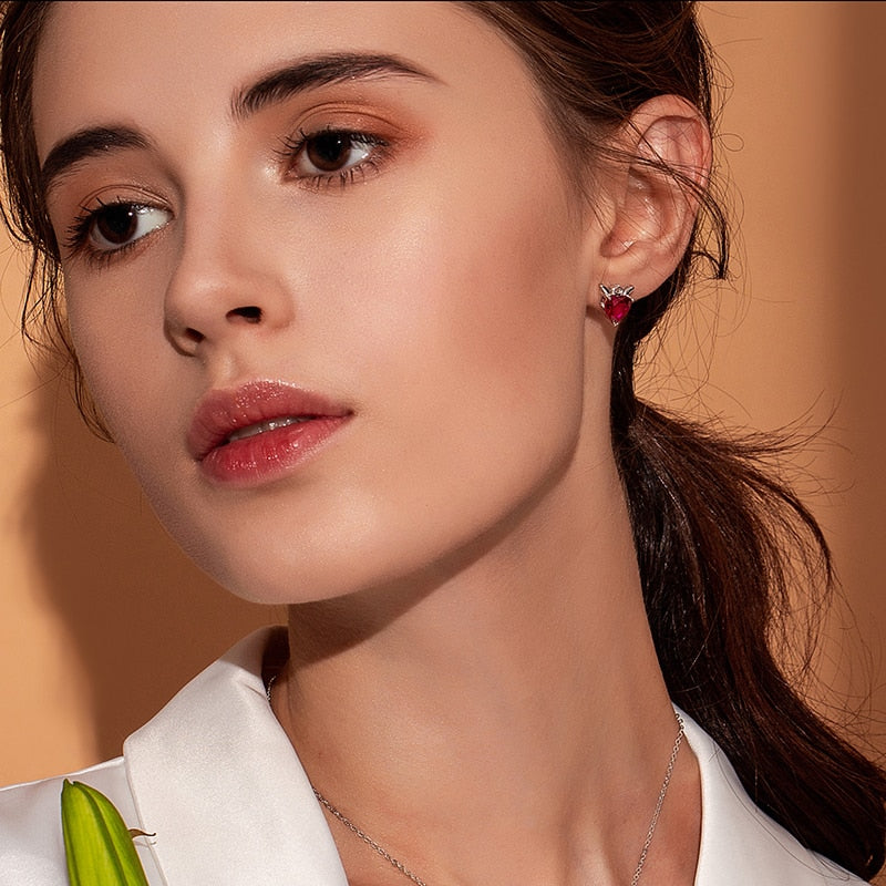 Boucles d’oreilles Angel or Devil Heart