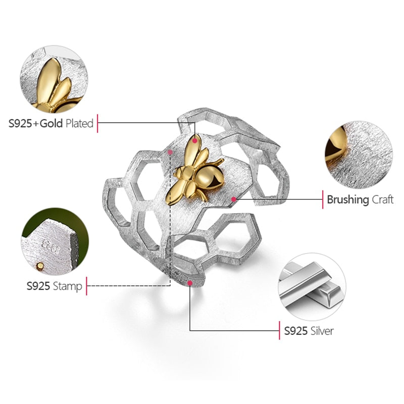 Bague Honey Bee