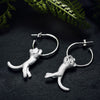 Jump Cat Earrings 