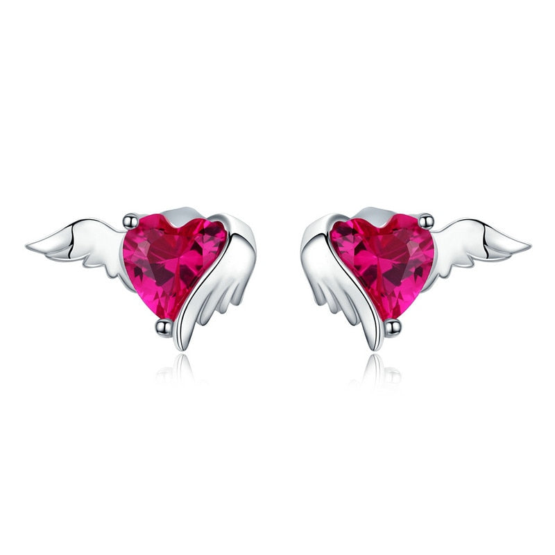 Boucles d’oreilles Angel or Devil Heart