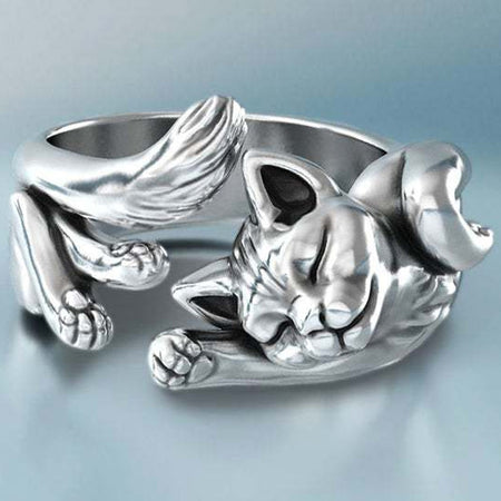 Anello amante dei gatti