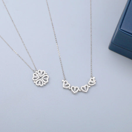 Collana con quadrifoglio