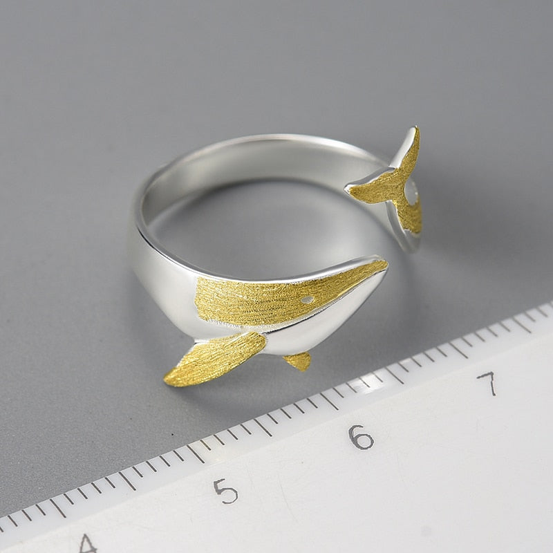 Bague Baleine majestueuse