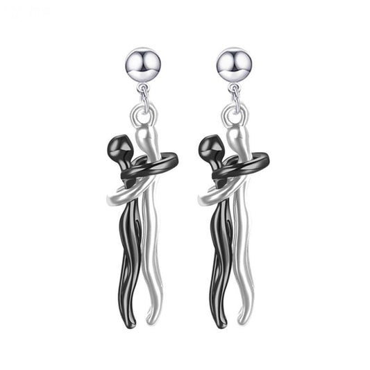 Boucles d’oreilles les Amoureux enlacés