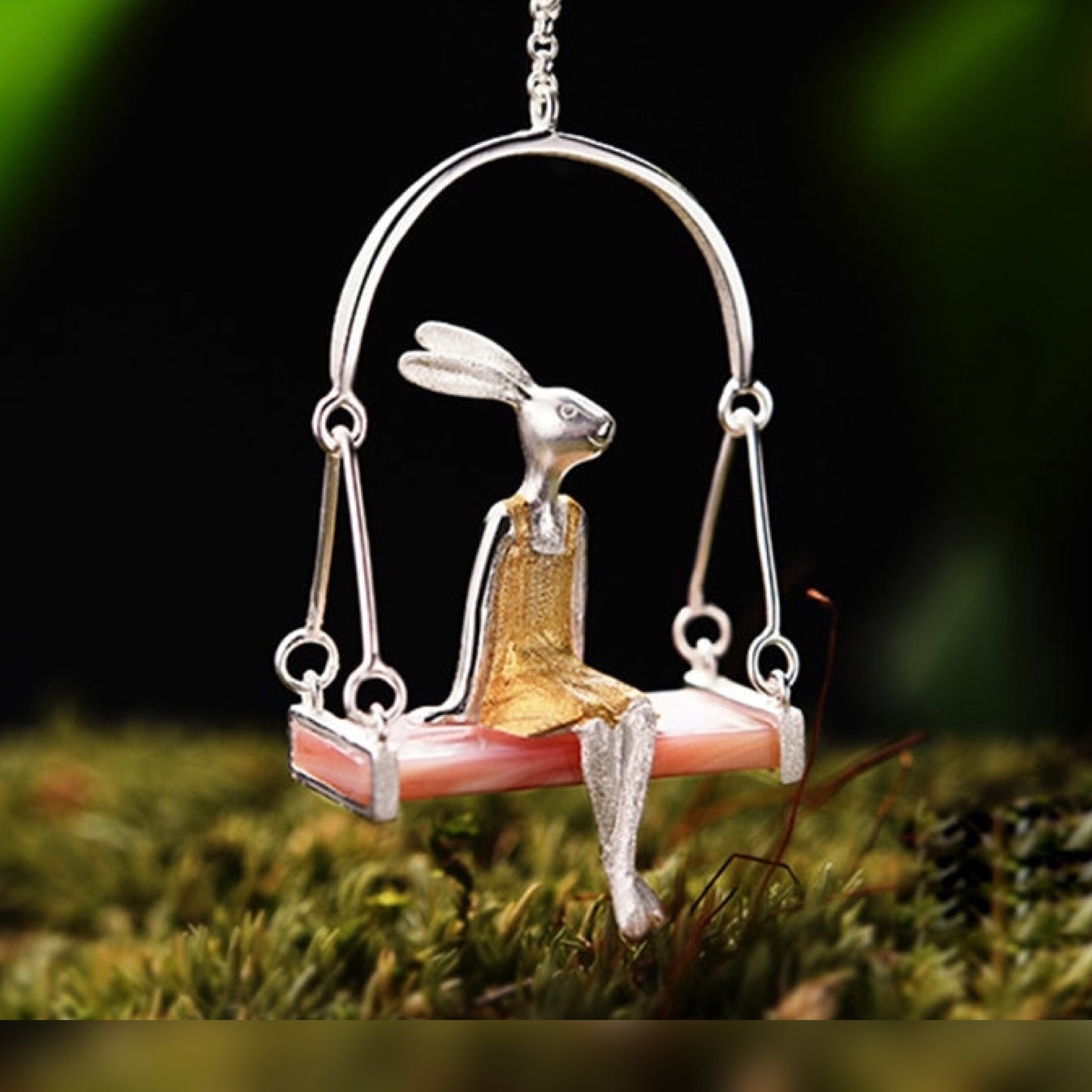 Pendentif Lapin enchanté