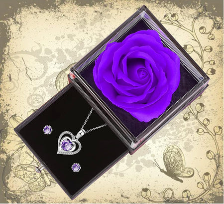 Confezione regalo: set di gioielli e scatola 