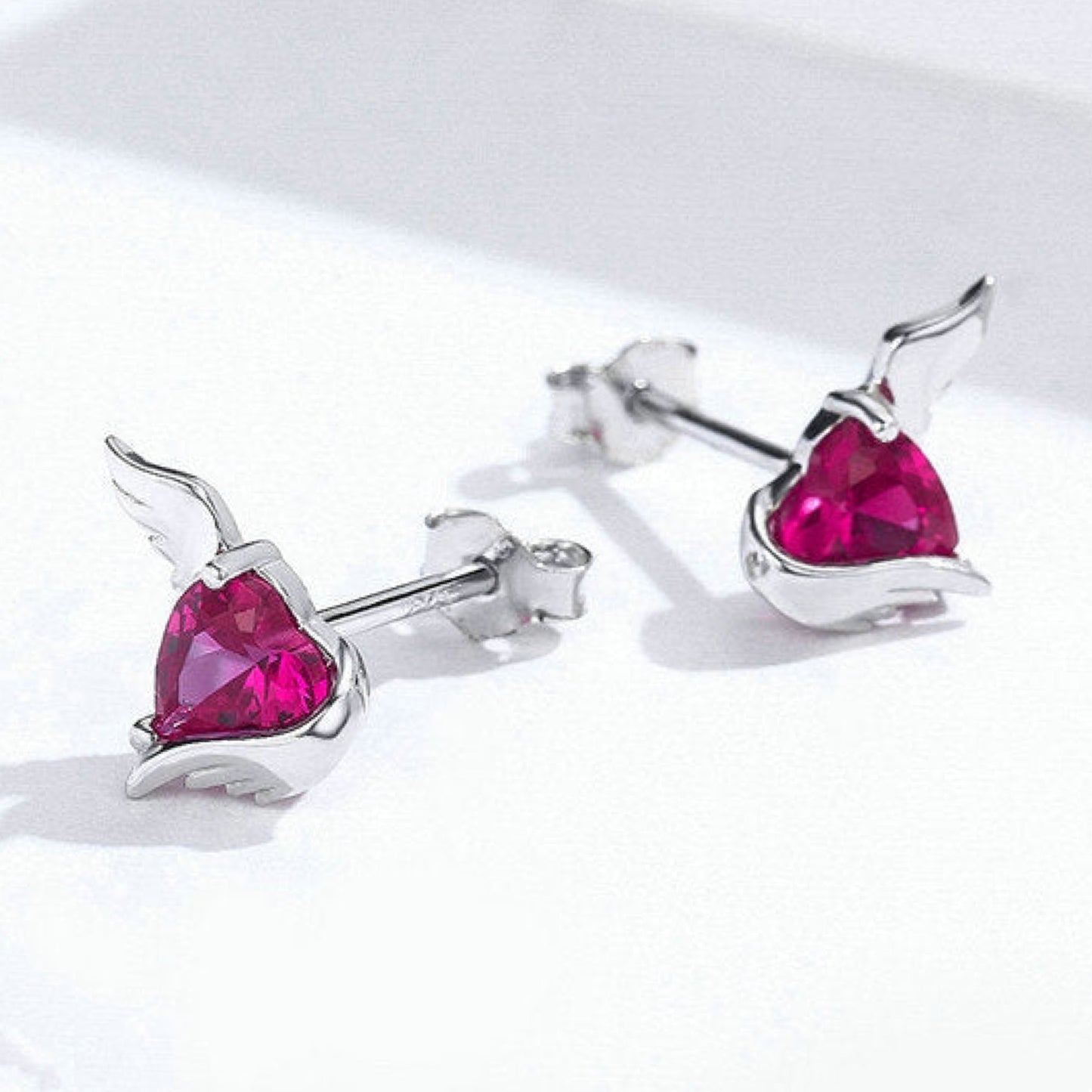Boucles d’oreilles Angel or Devil Heart