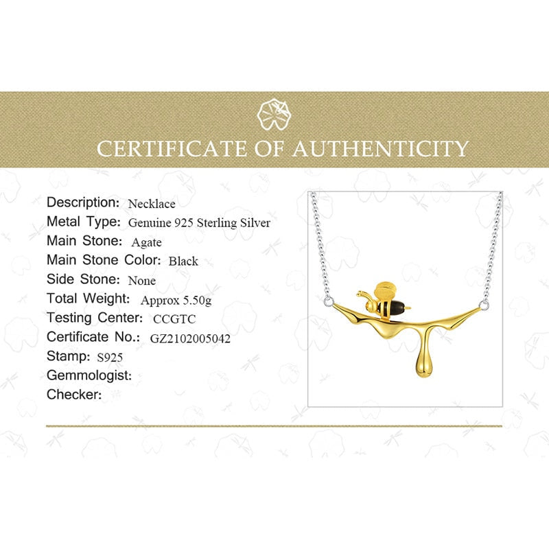 Collier Honey Bee