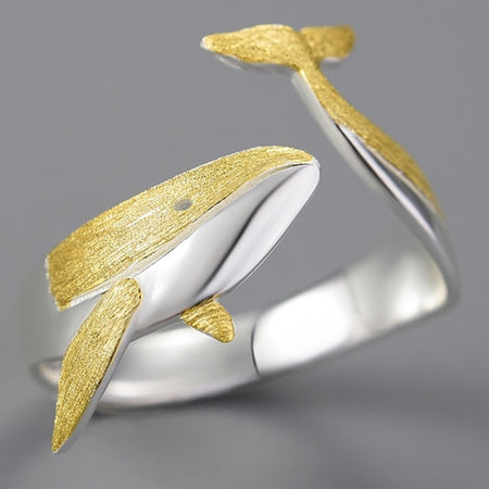 Bague Baleine majestueuse